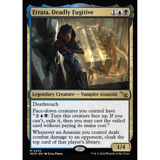 Etrata, Deadly Fugitive mythic 200 Magic the Gathering Murders at Karlov Manor