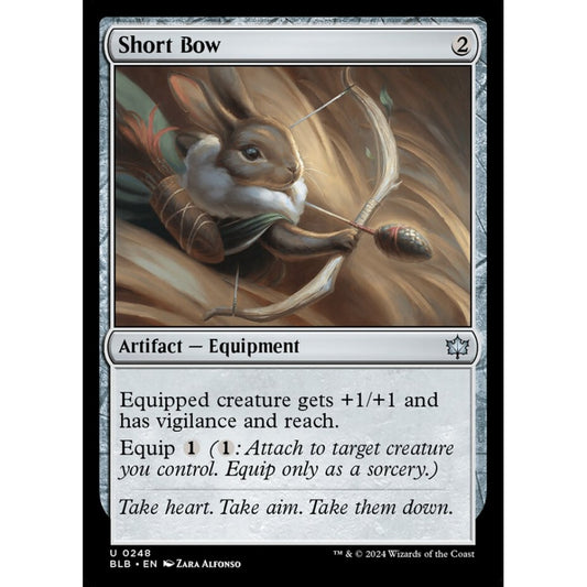 Short Bow, 248, uncommon, Magic: The Gathering, Bloomburrow