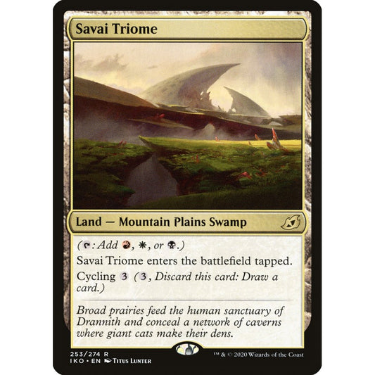 Savai Triome rare 253 Magic the Gathering Ikoria: Lair of Behemoths