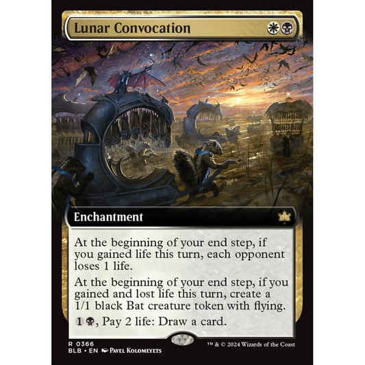 Lunar Convocation, 366, rare, Magic: The Gathering, Bloomburrow