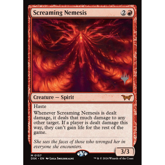 Screaming Nemesis mythic 157p Magic the Gathering Duskmourn: House of Horror Promos