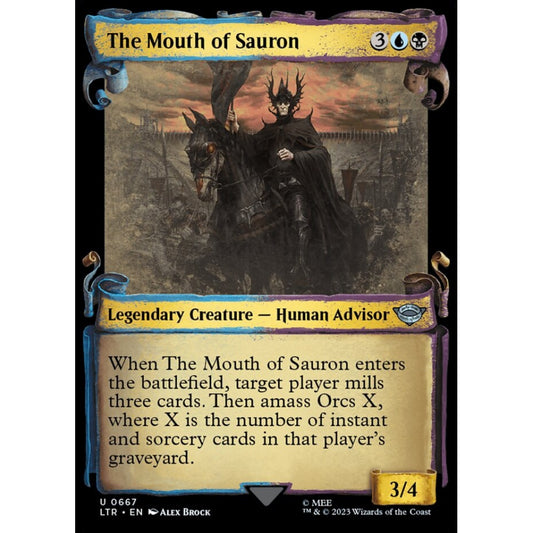 The Mouth of Sauron, uncommon, 667, Magic the Gathering, The Lord of the Rings: Tales of Middle-earth