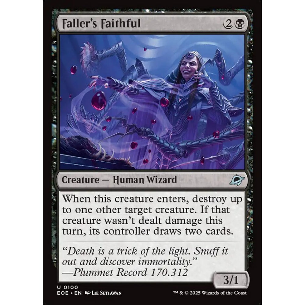 Faller's Faithful uncommon 100 Magic the Gathering Edge of Eternities