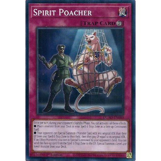 Spirit Poacher DUAD-EN080 Common Yu-Gi-Oh Duelist's Advance