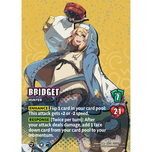 Bridget 1/85 Universus Card Game Guilty Gear -Strive- CH Non-Foil