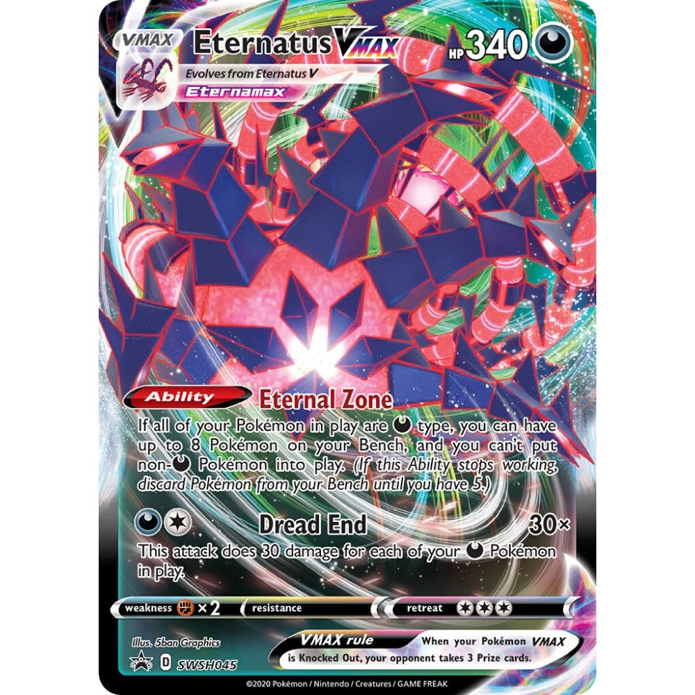 Eternatus VMAX Promo SWSH045 Pokemon Card Game Sword & Shield Promos