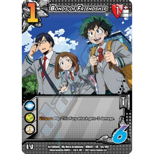 Bonds of Friendship, 64/180, XR, UniVersus, MHA01 My Hero Academia
