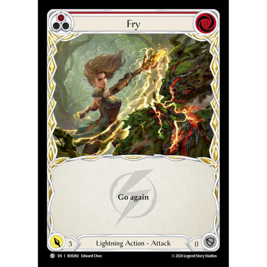 Fry ROS092-RF Common Flesh & Blood Trading Card Game Rosetta in Rainbow Foil Art