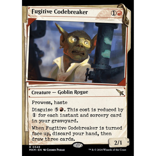 Fugitive Codebreaker rare 348 Magic the Gathering Murders at Karlov Manor