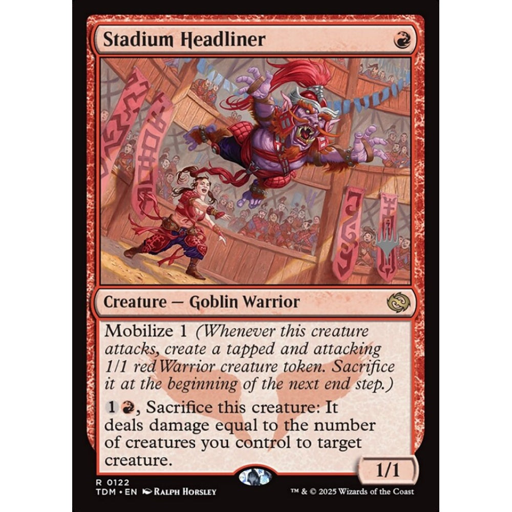 Stadium Headliner rare 122p Magic the Gathering Tarkir: Dragonstorm Promos