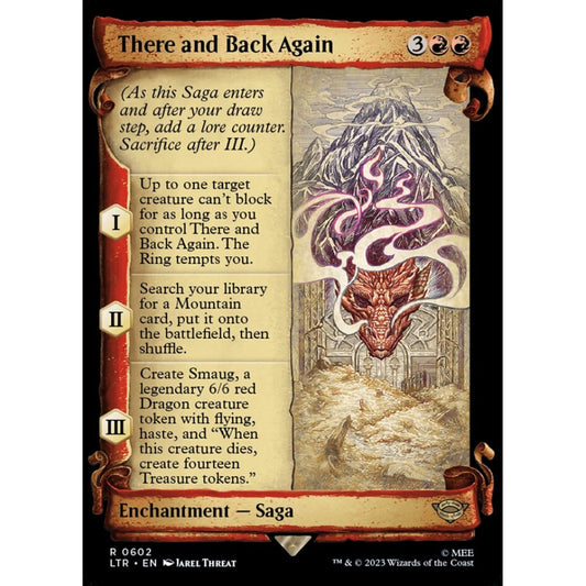 There and Back Again, rare, 602, Magic the Gathering, The Lord of the Rings: Tales of Middle-earth