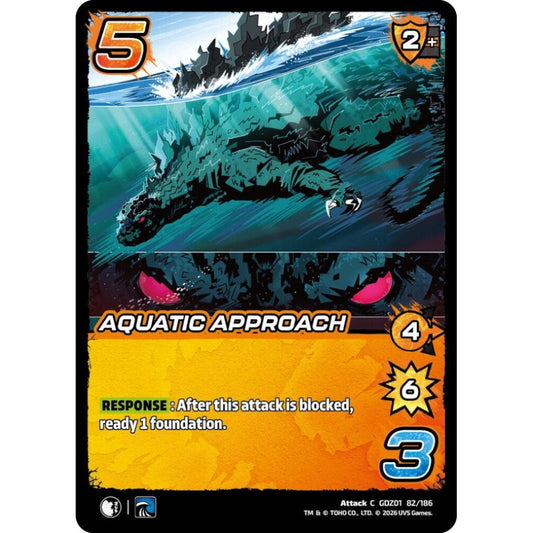 Aquatic Approach GDZ01 82/186 GDZ01 Universus Godzilla: Reign of Kaiju Attack C