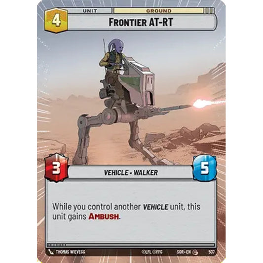 Frontier AT-RT, 507, C, Star Wars Unlimited, Sparks Of Rebellion