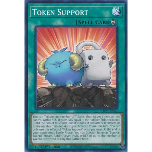 Token Support ROTA-EN067 Common Yu-Gi-Oh Rage of the Abyss