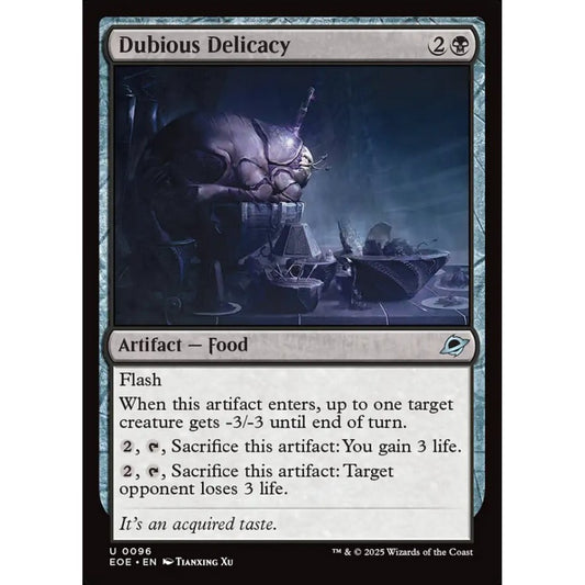 Dubious Delicacy uncommon 96 Magic the Gathering Edge of Eternities