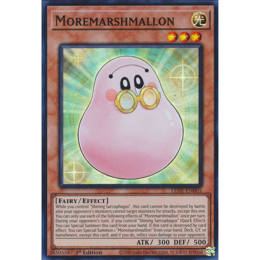 Moremarshmallon, LEDE-EN005, Super Rare, Yu-Gi-Oh!, Legacy of Destruction