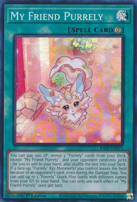 My Friend Purrely RA02-EN071 Collector's Rare Collector's Rare Yu-Gi-Oh 25th Anniversary Rarity Collection II in Art