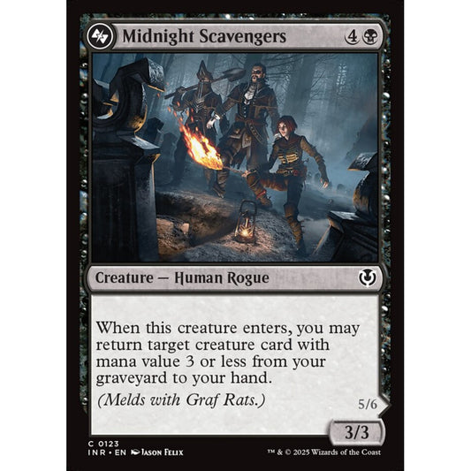 Midnight Scavengers, 123, common, Magic: The Gathering, Innistrad Remastered