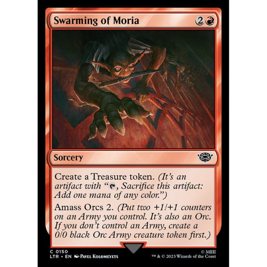 Swarming of Moria, common, 150, Magic the Gathering, The Lord of the Rings: Tales of Middle-earth