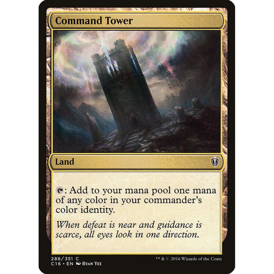 Command Tower common 286 Magic the Gathering Commander 2016