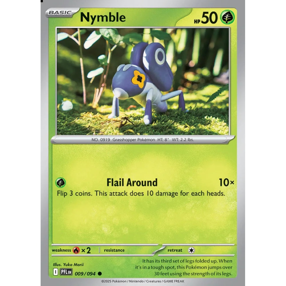Nymble Common 009/094 Pokemon Card Game Phantasmal Flames
