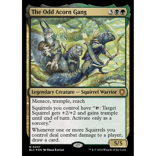 The Odd Acorn Gang, 7, mythic, Magic: The Gathering, Bloomburrow