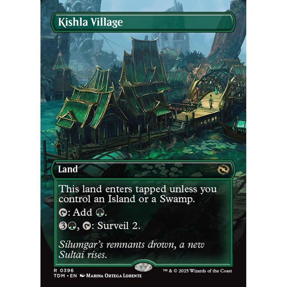 Kishla Village rare 396 Magic the Gathering Tarkir: Dragonstorm