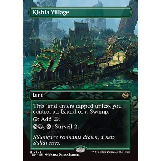 Kishla Village rare 396 Magic the Gathering Tarkir: Dragonstorm