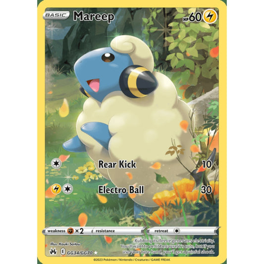 Mareep Illustration Rare GG34/GG70 Pokemon Card Game Crown Zenith
