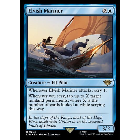 Elvish Mariner, rare, 283, Magic the Gathering, The Lord of the Rings: Tales of Middle-earth