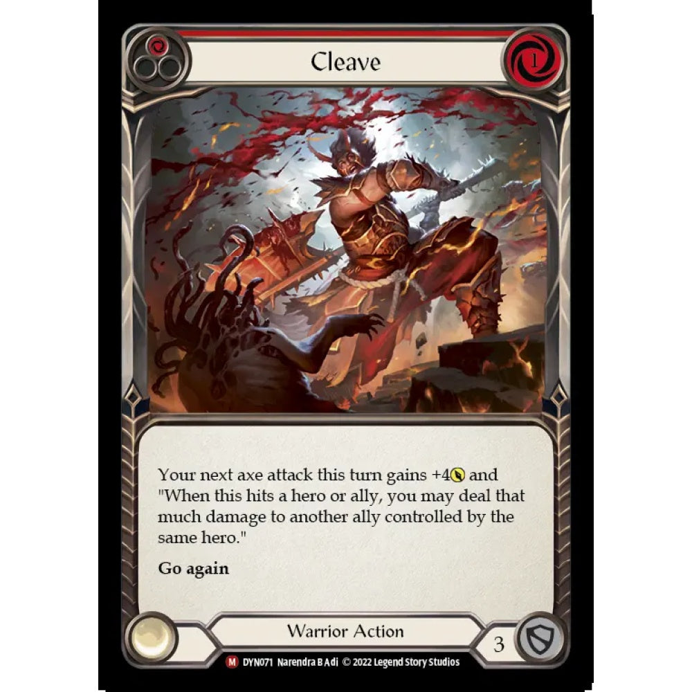 Cleave DYN071 Majestic Flesh & Blood Trading Card Game Dynasty in Regular Art