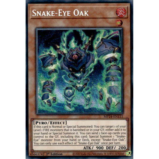 Snake-Eye Oak AGOV-EN008 Super Super Rare Yu-Gi-Oh Age of Overlord in Art