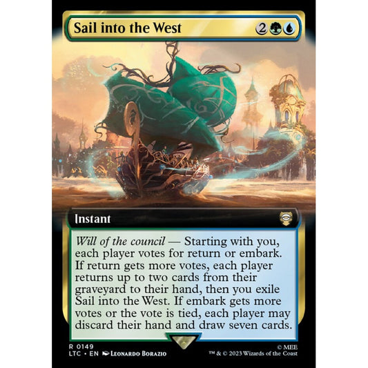 Sail into the West, rare, 149, Magic the Gathering, Tales of Middle-earth Commander