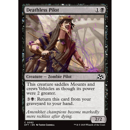 Deathless Pilot, 82, common, Magic: The Gathering, Aetherdrift