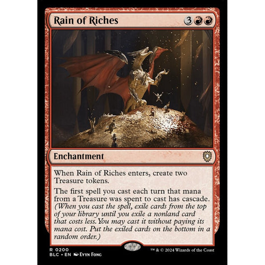 Rain of Riches, 200, rare, Magic: The Gathering, Bloomburrow