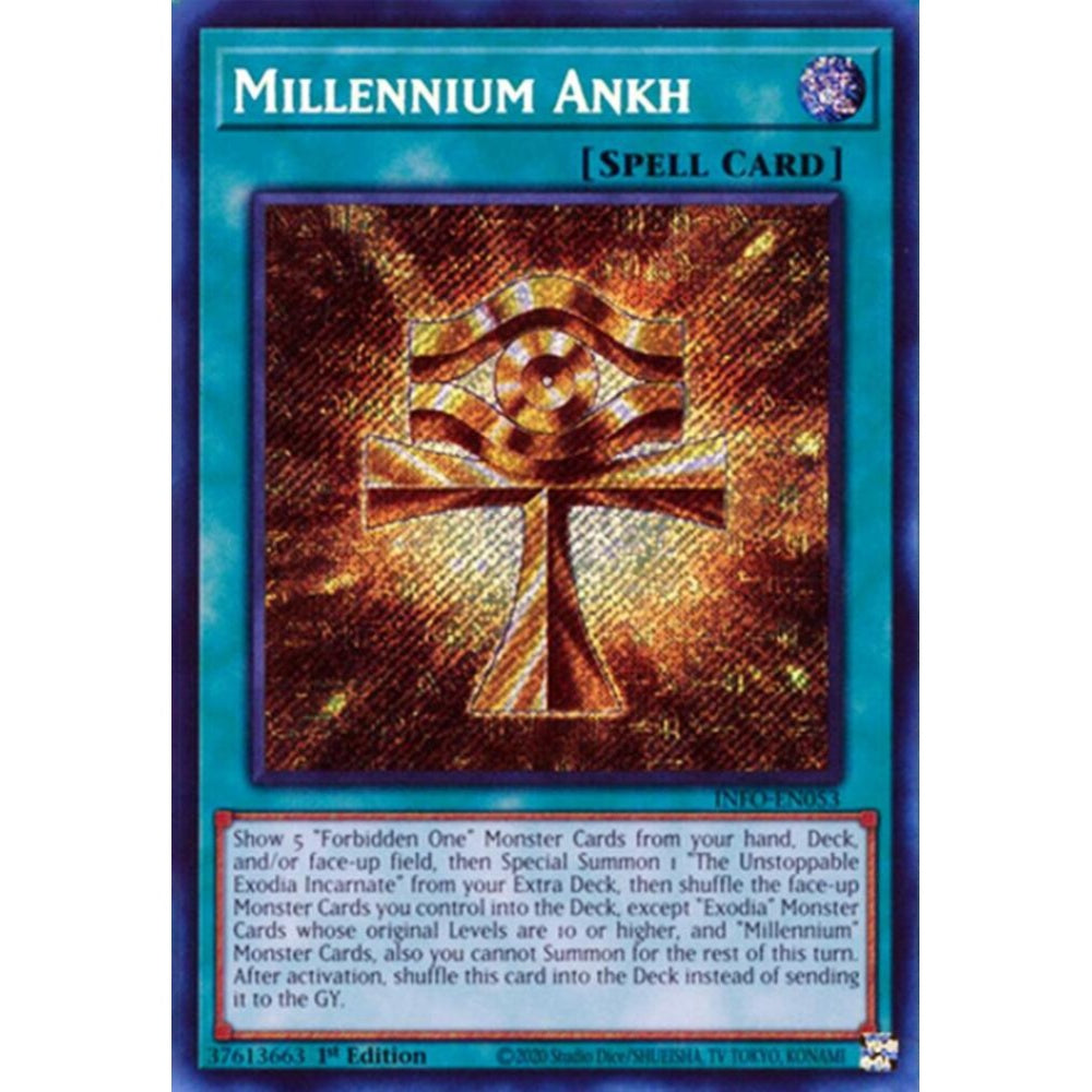 Millennium Ankh INFO-EN053 Secret Yu-Gi-Oh The Infinite Forbidden