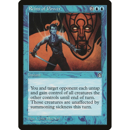 Reins of Power rare 41 Magic the Gathering Stronghold