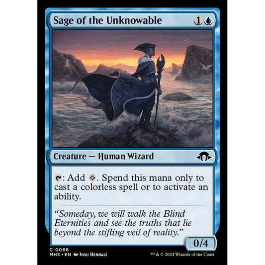 Sage of the Unknowable, 68, common, Magic: The Gathering, Modern Horizons 3