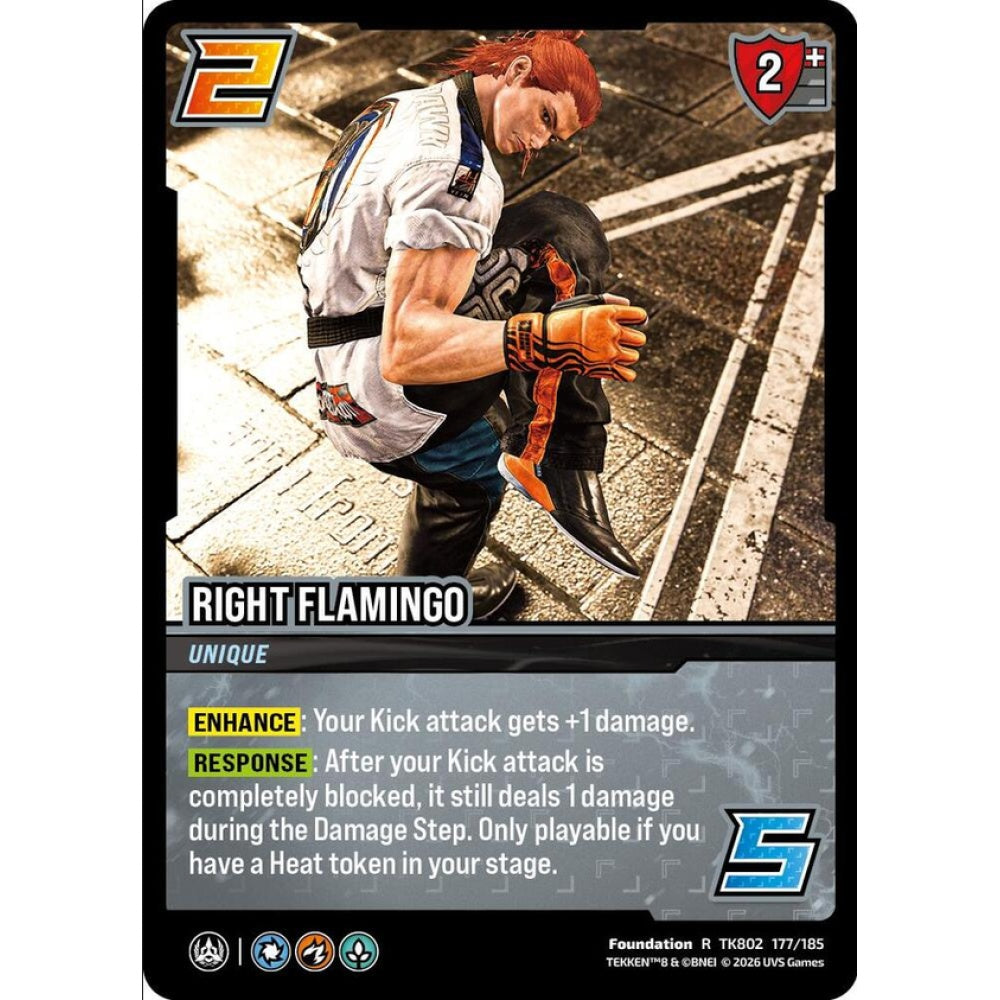 Right Flamingo 177/185 TK802 Universus Tekken 8 Foundation R