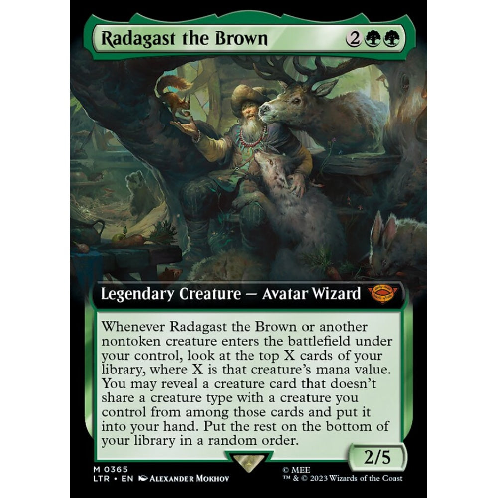 Radagast the Brown, mythic, 365, Magic the Gathering, The Lord of the Rings: Tales of Middle-earth