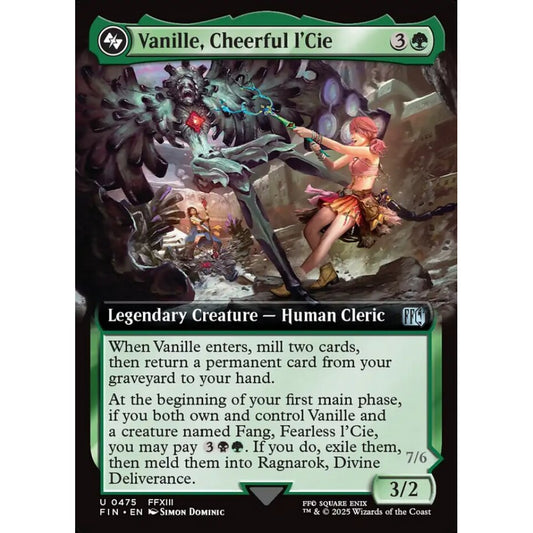 Vanille, Cheerful l'Cie uncommon 475 Magic the Gathering Final Fantasy