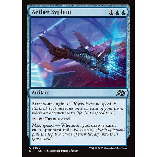 Aether Syphon, 38, uncommon, Magic: The Gathering, Aetherdrift