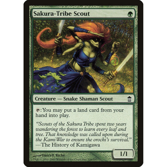 Sakura-Tribe Scout common 144 Magic the Gathering Saviors of Kamigawa