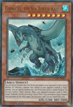 Gameciel, the Sea Turtle Kaiju - Duel Devastator (Ultra Rare) [DUDE-037]