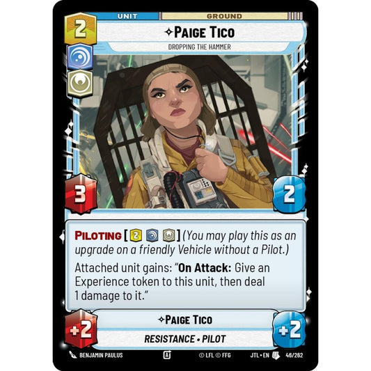 Paige Tico, U, JTL 046), Star Wars Unlimited