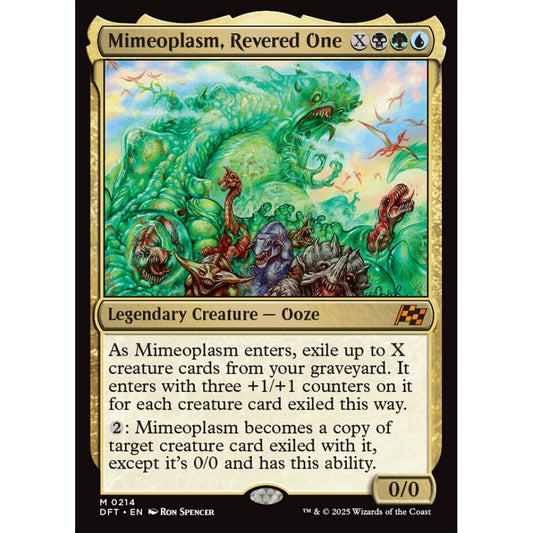 Mimeoplasm, Revered One, 214, mythic, Magic: The Gathering, Aetherdrift