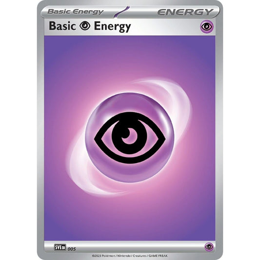 Basic Psychic Energy Fixed 005 Pokemon Card Game Scarlet & Violet Energies