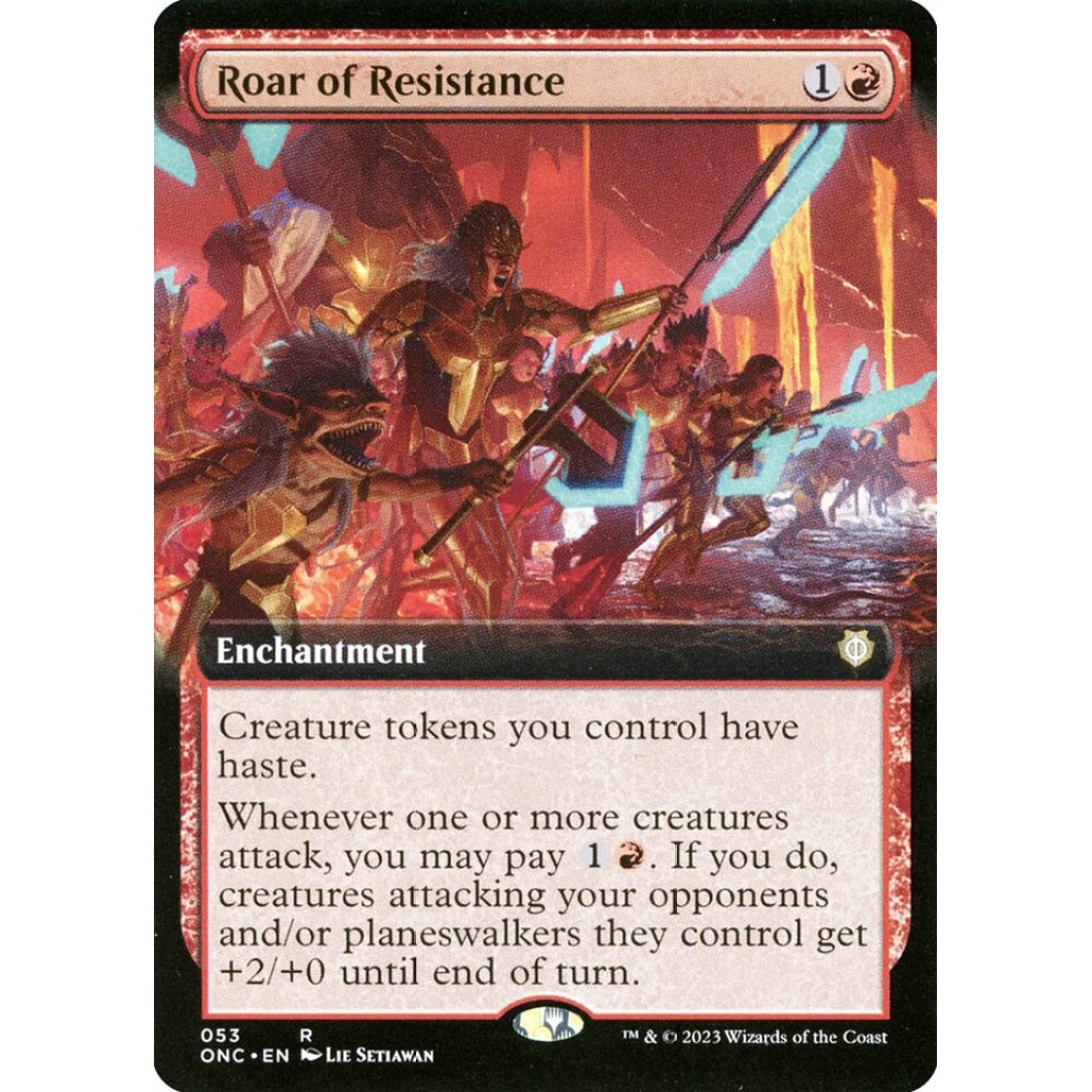 Roar of Resistance, rare, 53, Magic the Gathering, Phyrexia: All Will Be One Commander