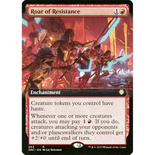 Roar of Resistance, rare, 53, Magic the Gathering, Phyrexia: All Will Be One Commander