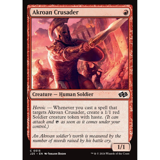 Akroan Crusader, 515, common, Magic: The Gathering, Foundations Jumpstart